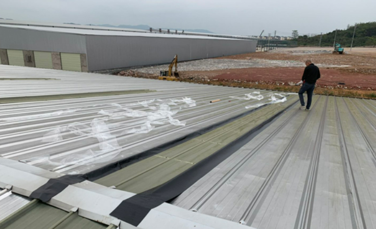 崇川厂房屋面防水维修案例